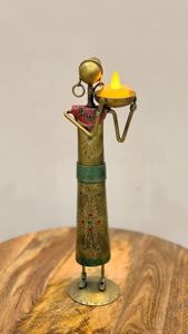 Vintage Medieval Fig Metal Candle Stand Perfect For Home <b>Decoration</b> Dining <b>Table</b> And Cozy Ambient Lighting Wholesale From India - Product Image 6