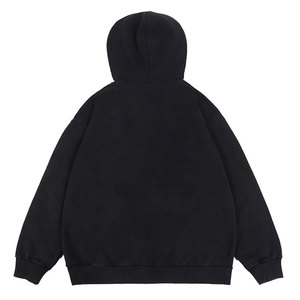 Sudadera con Capucha de Alta Calidad, 100% Algodón, Invernal, Casual, Gruesa, Extra Grande, con Impresión por Transferencia de Calor y Logotipo Personalizado para Hombre - Product Image 3