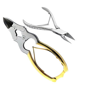 2-Piece Premium Chiropody <b>Pedicure</b> <b>Tool</b> Set Ingrown Toe Nail Clippers with Cantilever Cutters Stainless Steel for Thick Nails - Product Image 1