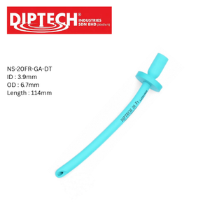 Cánula Nasofaríngea Funcional Ajustable con Brida NS-20FR-GA-DT, Suave, Estéril y Desechable para Manejo de Vías Respiratorias Nasales - Product Image 1