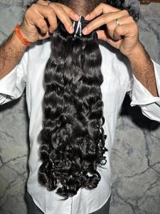 Single Donor Raw Indian Human Hair Natural Color Natural <b>Curly</b> Patter Human Hair Bundles Remy Grade Hair <b>Extensions</b> - Product Image 4