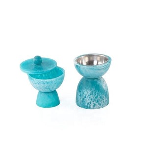 Quemador de Incienso de Resina Turquesa, Porta Bakhoor, Cuenco de Incienso de Sándalo para Aromaterapia, Decoración del Hogar - Product Image 3
