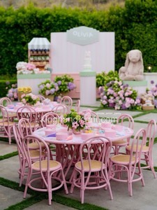 Silla Infantil de Ratán Hecha a Mano en Vietnam para Alquiler en Fiestas de Cumpleaños, Muebles de Lujo para Eventos Infantiles, Venta al Por Mayor de Fábrica - Product Image 1