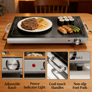 Electric <b>Warming</b> <b>Tray</b> for Holding & <b>Warming</b> Food Essential Kitchen Equipment - Product Image 6