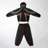 Veste coupe-vent et pantalon de jogging pour homme, hiver, couleur unie, écologique, imperméable, streetwear, sportswear, OEM, vente en gros