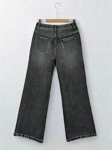 Jeans Ajustados de Cintura Alta para Mujer, Nueva Llegada, Tallas Grandes, Diseño Moderno con Características Transpirables y Personalizables, Precio Económico - Product Image 3