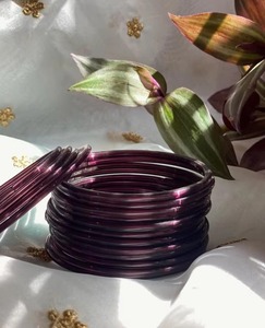 Premium Trendy Gelly Bangles Pearl Emerald Cut Bangles for Women's Wedding at Wholesale Price - Product Image 4