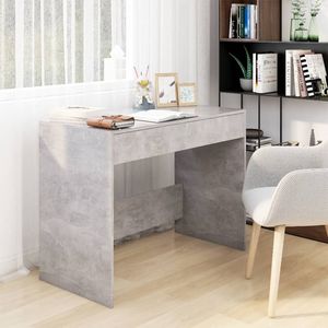 Engineered <b>Wood</b> Computer <b>Desk</b> 39.8"x19.7"x30.1" Concrete Gray Stylish & Practical - Product Image 1