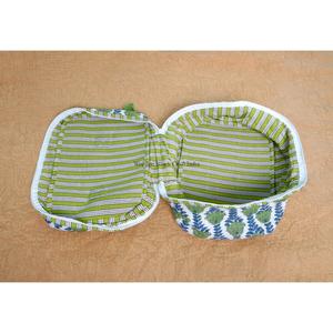 New Arrival Wholesale Handcrafted Tassel Printed 100% Cotton Zipper Closure <b>Small</b> Lightweight Multi-Function Eco-Friendly Case - Product Image 5