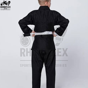 Tenue de sport de Jiu-Jitsu Brésilien en coton à faible grammage avec broderie personnalisée et tissage perlé, tailles jeunes enfants, vêtements d'arts martiaux et de judo - OEM - Product Image 3