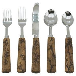 Factory Price Metal Flatware <b>Set</b> Thick Stainless Steel Silver Plated With Blue Resin Handle <b>Cutlery</b> <b>Set</b> for Daily Use - Product Image 6