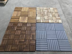 Azulejo de cubierta de madera de acacia de diseño tradicional de Vietnam Material de metal duradero para apartamentos y villas al aire libre Juegos de jardín - Product Image 3