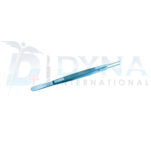 Pinzas de titanio para plataforma, instrumentos quirúrgicos de acero inoxidable, punta de diamante, 17,5 cm, 1mm - Product Image 4