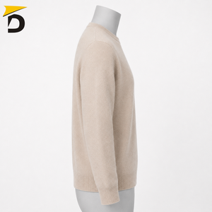 Darsa Impex – Nouvelle Collection : Pull en Cachemire Respirant Personnalisé avec Logo, Col Rond Classique, Hiver Homme, Logo Frontal – Vente en Gros - Product Image 3