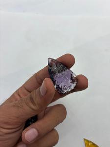 Multicolor Glass Arrowhead Rough Stone Purple Green Yellow for Jewelry Making Craft Decor Valentine's Day Wholesale Carved Folk - Product Image 3