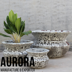 Artisanat de poterie vietnamien du Vietnam, pots et jardinières en céramique pour la décoration avec logo personnalisé - Product Image 2