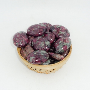 Piedra de Palma de Eudialita Natural Chakralume, Cristal Pulido para Sanación, Reiki, Meditación, Feng Shui, Decoración Energética, Venta al Por Mayor - Product Image 2