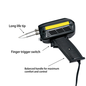 Pistola de Soldar Eléctrica de Plástico Nueva al por Mayor, Kit de 140W con Luz LED, Punta de Repuesto, Mangos Ergonómicos Portátiles para Electrónica - Product Image 3