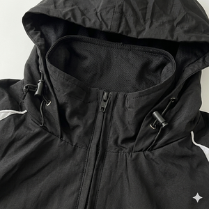 High Quality Custom Zip Oversized Men Spring Casual Streetwear Tracksuit <b>Set</b> Windbreaker Custom Logo Nylon Tracksuit - Product Image 6