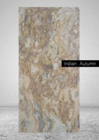 Bloc de placage translucide flexible Indian Autumn, ardoise naturelle écologique ultra-mince et durable pour extérieur, intérieur et salle de bain