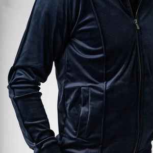 Conjunto Deportivo de Dos Piezas de Terciopelo Internacional Sólido, Corte Regular, Cintura Elástica, Ecológico, Antibacteriano y Ligero - Product Image 5
