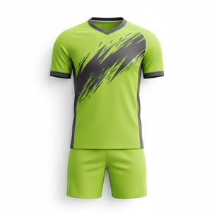 100% Polyester Sublimated <b>Soccer</b> Uniform Custom Club Logo Football Jersey Set Sweat Absorbent Training Wear Supplier - Product Image 3