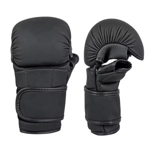 Guantes de Entrenamiento de Boxeo, MMA, Sparring, Grappling, Muay Thai, con Cierre de Gancho y Bucle, Logotipo Personalizado, Absorción de Humedad, PU - Product Image 1