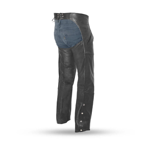 2026 Customized Logo Genuine Leather Horse <b>Riding</b> <b>Chaps</b> for Men High Waist Breathable High Quality Color Washed-Wholesale Supply - Product Image 4