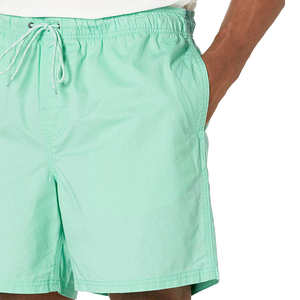 Pantalones Cortos Casuales de Verano para Hombre, Color Verde Menta, Cintura Elástica con Cordón, Cómodos, Transpirables, Ligeros y a la Moda - Product Image 4