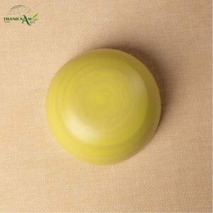 Ensemble de bols en bambou tissé à la main avec grain naturel et accent de couleur classique, écologique, pour les fêtes - Product Image 3