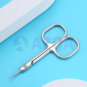 Ciseaux à cuticules en acier inoxydable de 9,3 cm avec lames aiguisées et pointe fine pour manucure et soin des ongles professionnels - Product Image 3