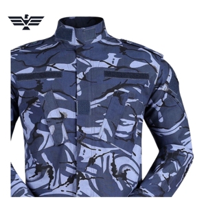 Men's <b>Camouflage</b> Uniform Set Rip-Stop Polyester Woven Fabric Needle Detection Ready OEM Service - Product Image 2