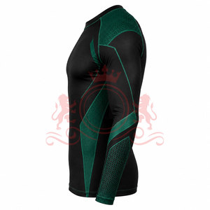 Comfortable <b>Athletic</b> Top With Four Way Stretch Technology Rash Guard For Fitness Sessions Rash Guard - Product Image 3