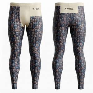 Leggings confortables pour hommes, tissu respirant et anti-humidité, design moderne pour la salle de sport, les voyages et les activités de fitness en plein air - Product Image 5