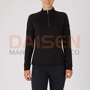 Women Flexible Riding Wear <b>Long</b> <b>Sleeve</b> Breathable Shirt Designed for Horse Riding Movement and Daily Training - Product Image 3