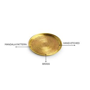 Pure Brass <b>Coasters</b> for Cups & Glasses Tea <b>Coasters</b> for Dining Table <b>Heat</b> Resistant Tableware for Hot Pots - Product Image 2