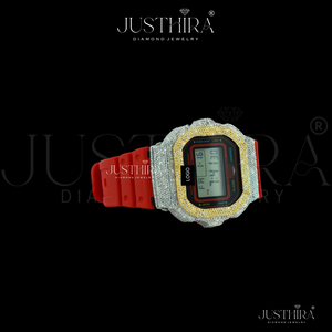 Reloj de pulsera de lujo con diamantes de alta calidad, reloj de pulsera G-Shock para hombre o mujer, reloj premium unisex a precio de fábrica. - Product Image 3