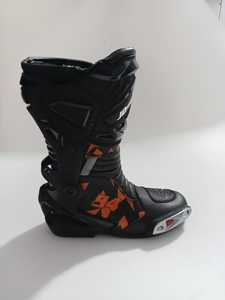 Customized Motorbike Boots Leather UV Printing Boots Custom Design Best Performance Biker Boots - Product Image 3