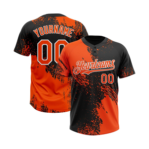 เสื้อเบสบอลพิมพ์ลายตามสั่ง ผ้าโพลีเอสเตอร์ 100% กระดุม 2 เม็ด ลายทางสีเขียว แบบซับลิเมชั่น ชุดทีม ยูนิเซ็กส์ ผู้ใหญ่ ไซส์พลัส ระบายเหงื่อได้ดี - Product Image 4