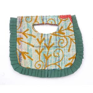 Made in India Highest Selling Latest Design magnetic closure kantha Clutch Bag for Women Available at Wholesale Price for Export - Product Image 6