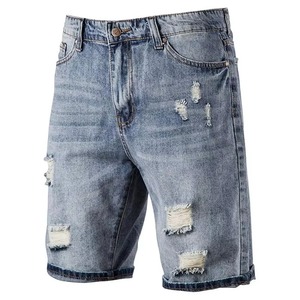 Streetwear Wholesale Vintage Washed Ripped Denim <b>Jean</b> <b>Shorts</b> Manufacturer Custom Baggy Blank Distressed Denim <b>Jeans</b> <b>Short</b> <b>Men</b> - Product Image 3