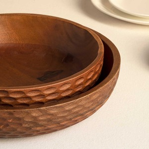 Frutero de Madera de Nogal Hecho a Mano, Acabado Clásico, Apto para Alimentos, Técnica de Pulido para Servir Aperitivos con Elegancia en Fiestas - Product Image 6