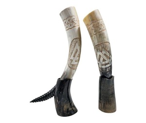 buffalo horn drinking horn hand made <b>drinkware</b> <b>accessories</b> from india f s international - Product Image 5