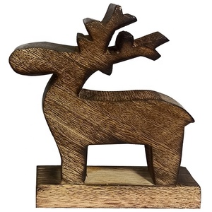 Vente en gros de nouveau design indien artisanal de luxe personnalisé Arbre de Noël décoratif pour la maison en bois et métal Graphiques imprimés UV suspendus - Product Image 3