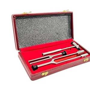 Ensemble de diapasons Rydel Seiffer, 3 pièces, instruments de diagnostic neurologique avec amortisseurs, kit d'examen neurologique en acier inoxydable - Product Image 5