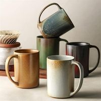 Nouvelle arrivée : tasse à café en céramique artisanale pour le thé, le café, la maison, le bureau, le restaurant, le café, la cuisine élégante, la salle à manger, les articles de table.
