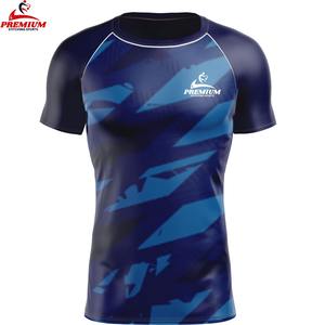 Camisetas Deportivas para Hombre de Alta Demanda, con Logotipo Personalizado, Impresión Digital, Sólidas, Transpirables, Ligeras, de 160g, de Poliéster y Nailon - Product Image 1