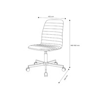 Ensemble de mobilier de bureau ergonomique moderne et convertible, comprenant un bureau Abetved et une chaise Abildholt, au design en fer, pour bureau à domicile et étude