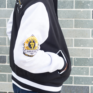 Letterman Custom Wool Cotton Varsity Slim Fit <b>Jackets</b> Men Quilted Baseball <b>Winter</b> Bomber Casual Style Stand Collar Embroidery - Product Image 4