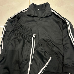 Ensemble 2 pièces en molleton 100 % coton français épais, personnalisé, pour homme et femme, sweat-shirt à capuche et pantalon de jogging, pour l'hiver et le printemps - Product Image 1